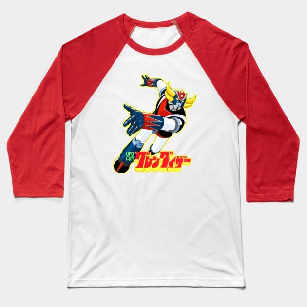 Goldrake UFO Robot Grendizer Baseball T-Shirt by Pop Fan Shop